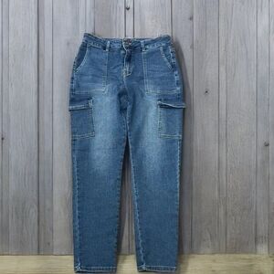 Women's Blue Straight Leg Jeans